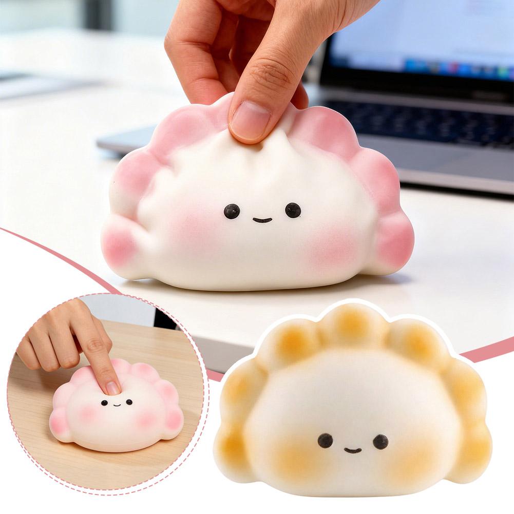 Kids Toys Dumplings - 귀여운 만두 모양 스퀴시 슬로우 라이징