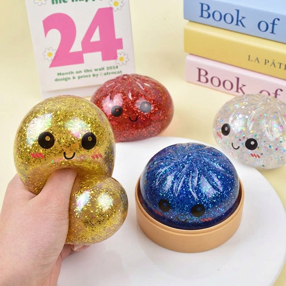 Kids Toys Dumplings - 번스 스퀴시 장난감 스퀴시 만두 스트레스