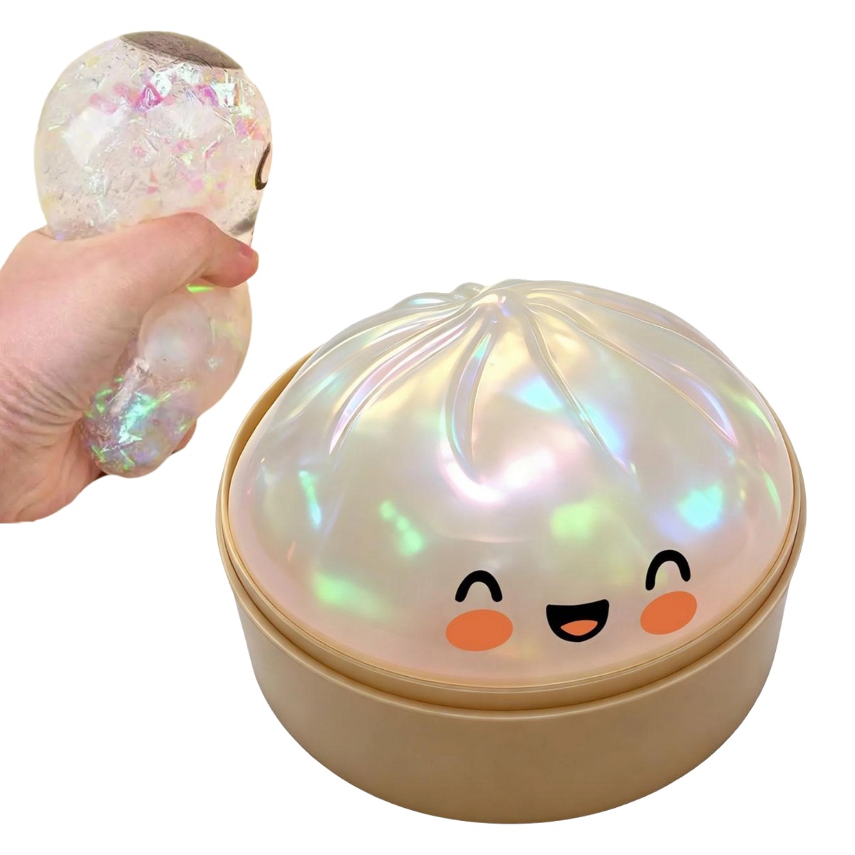 Kids Toys Dumplings - 실감나는 크리스탈 스티머 번 슬로우 라이징