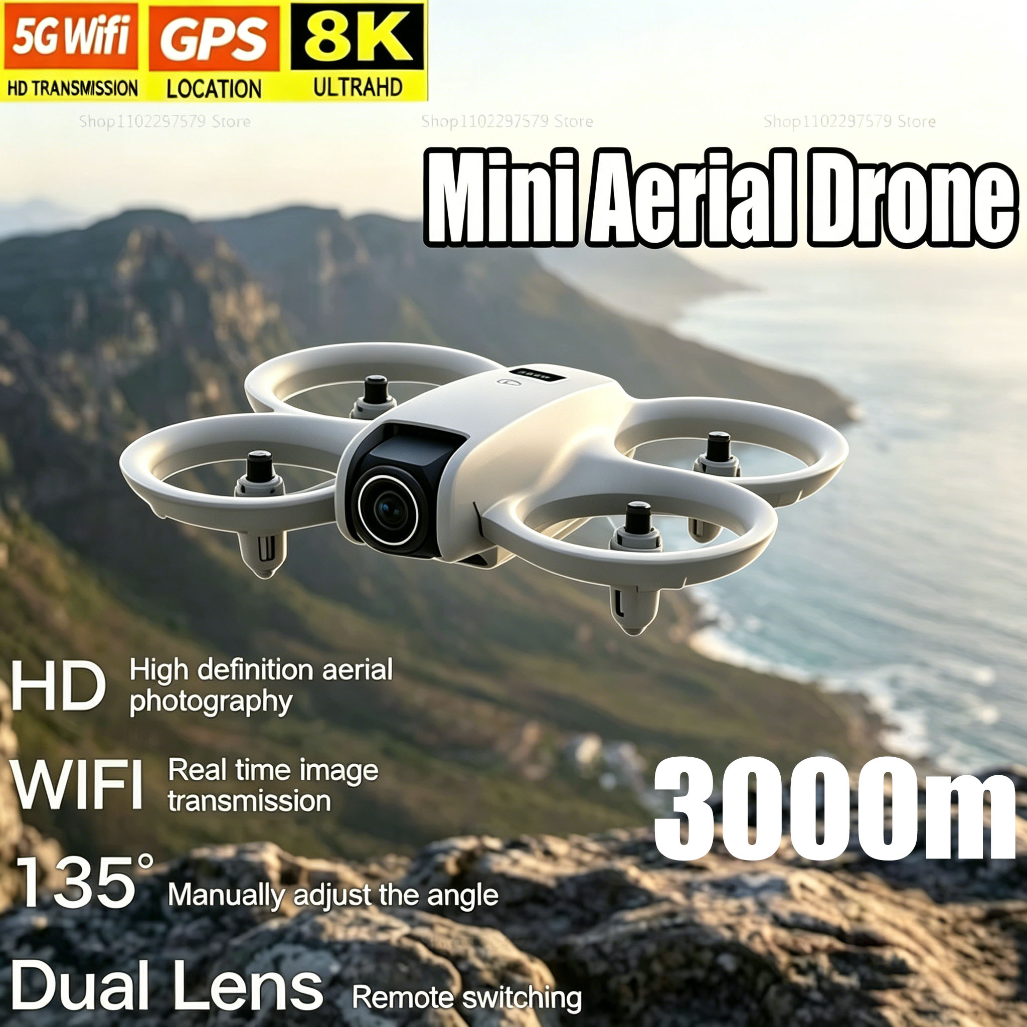 Kids Toys Drone - 8K HD 카메라가 장착된 미니 드론
