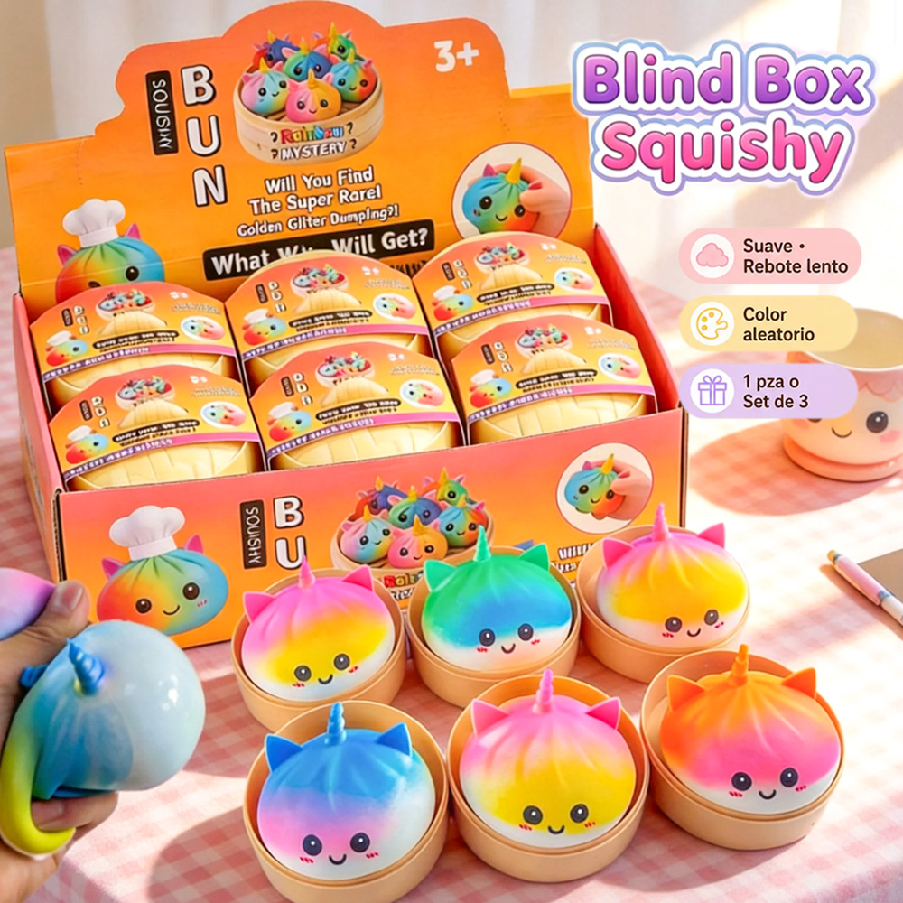 Kids Toys Dumplings - 새로운 바이럴 대형 레인보우 유니콘 번