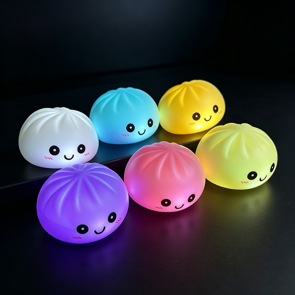 Kids Toys Dumplings - 2026년형 미적 감각의 LED 발광 만두: