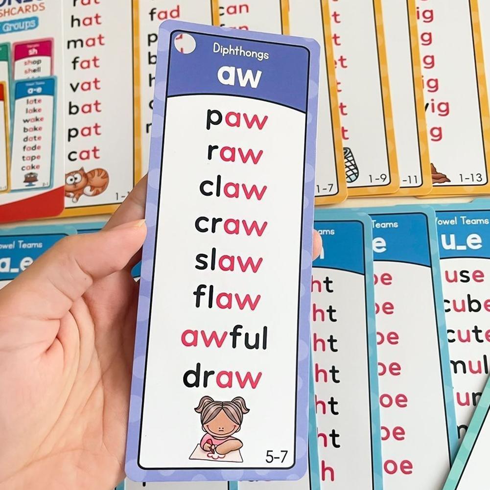 Educational Flash Card - 117 그룹 어린이를 위한 파닉스 플래시