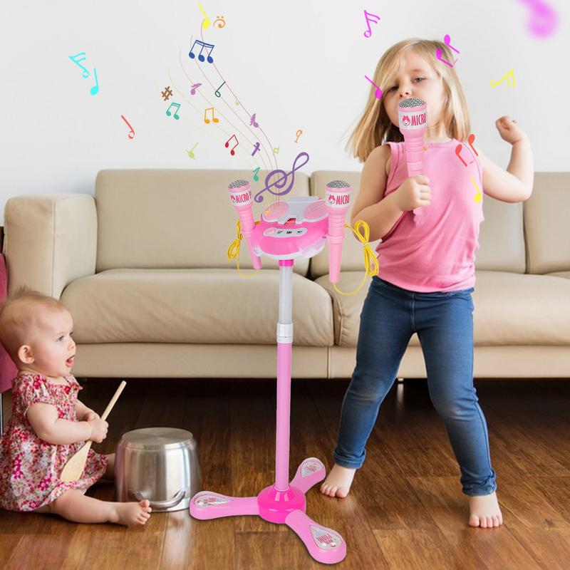 Kids Microphone Karaoke - 어린이 스탠딩 마이크 장난감, 노래방 기계