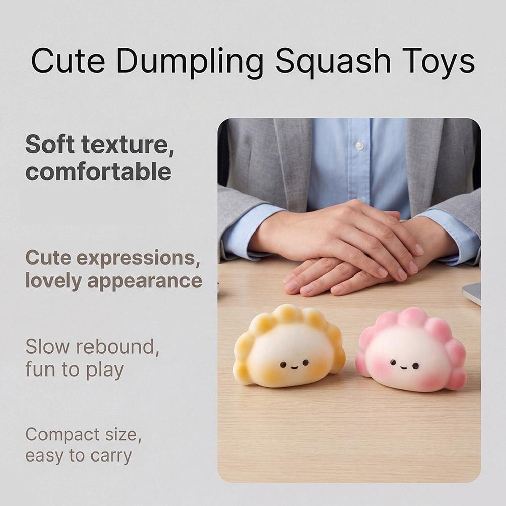 귀여운 만두 모양 스퀴시 슬로우 라이징 피젯 센서리 토 - Kids Toys Dumplings 리뷰 및 가격