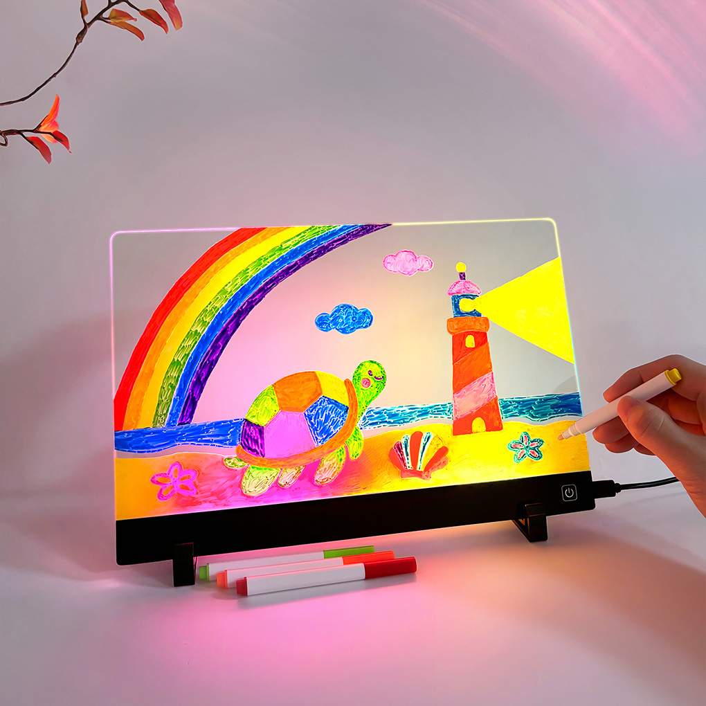 어린이용 재사용 가능한 LCD 태블릿 지우개가 있는 빛 - Kids Toys Drawing 리뷰 및 가격