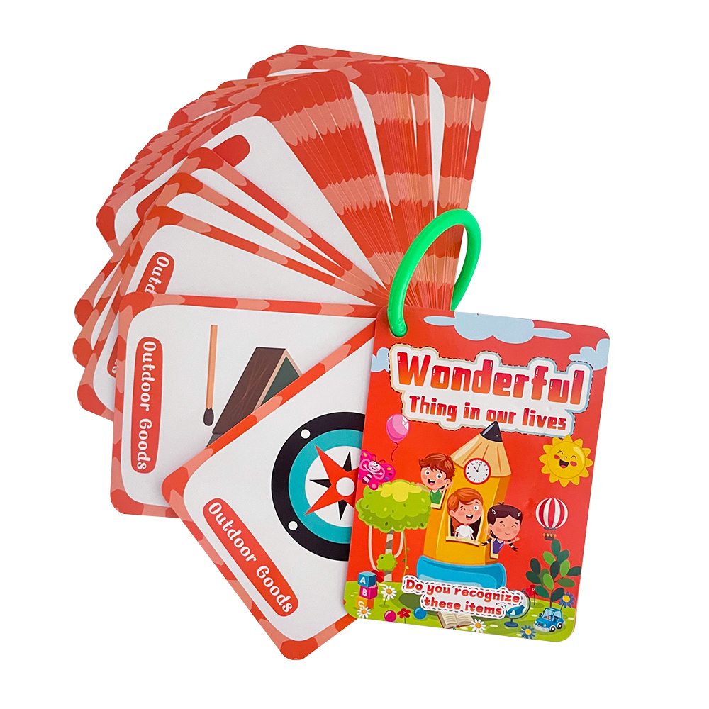 어린이를 위한 일상용품 영어 플래시카드, 홈스쿨 양면  - Educational Flash Card 리뷰 및 가격