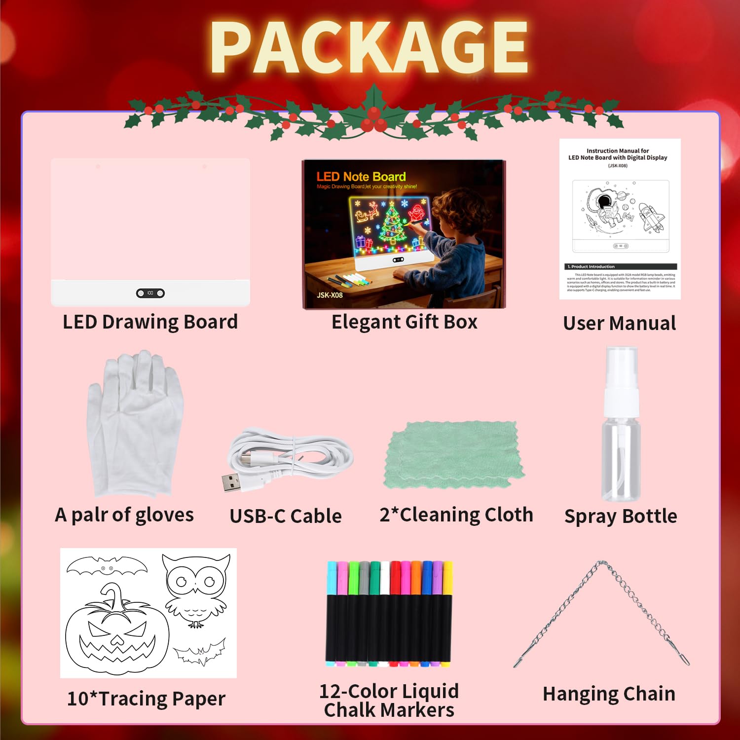 어린이용 충전식 LED 드로잉 보드, 16인치 발광 아 - Kids Toys Drawing 리뷰 및 가격