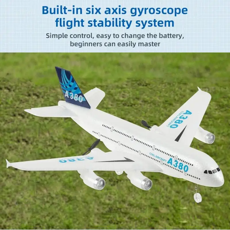 2.4G RC A380 폼 비행기 자이로스코프 원격 제 - Kid Toys And More 리뷰 및 가격
