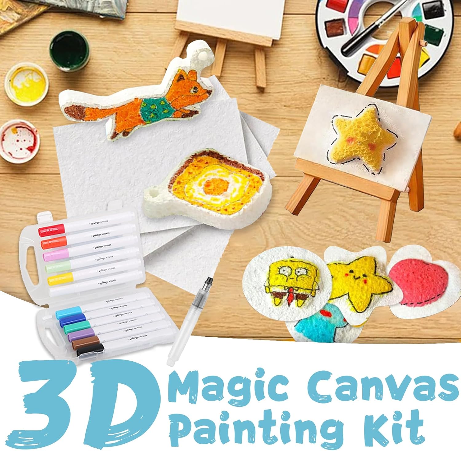 3D 퍼피 폼 텍스처 페인팅 종이 세트 (어린이 DIY - Kids Toys Drawing 리뷰 및 가격