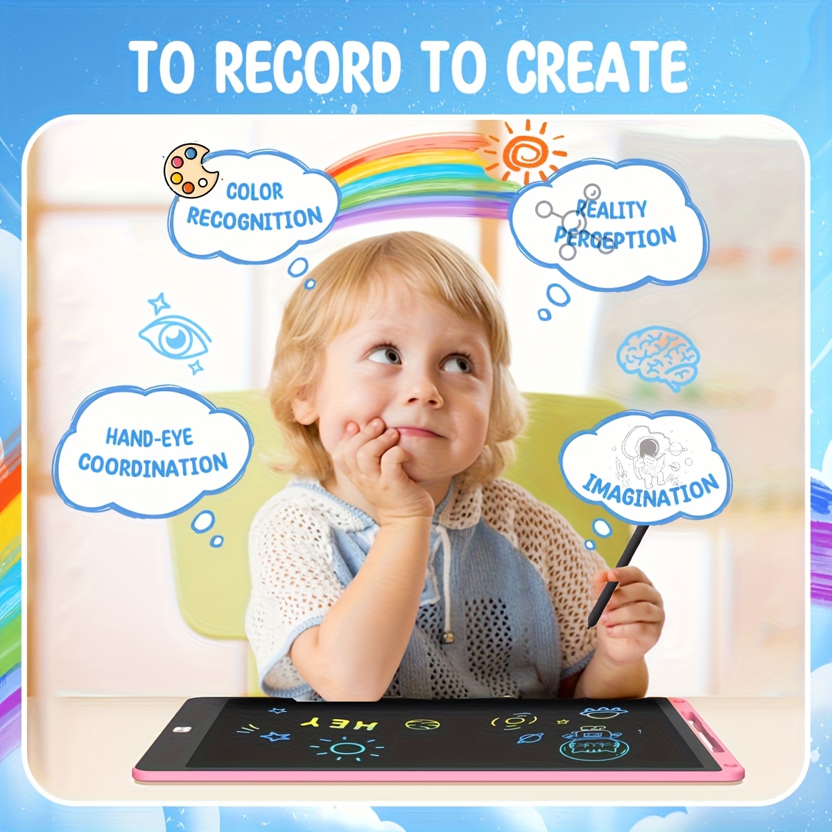 8.5 인치 LCD 그리기 태블릿의 30pcs 마술 칠 - Kids Toys Drawing 리뷰 및 가격