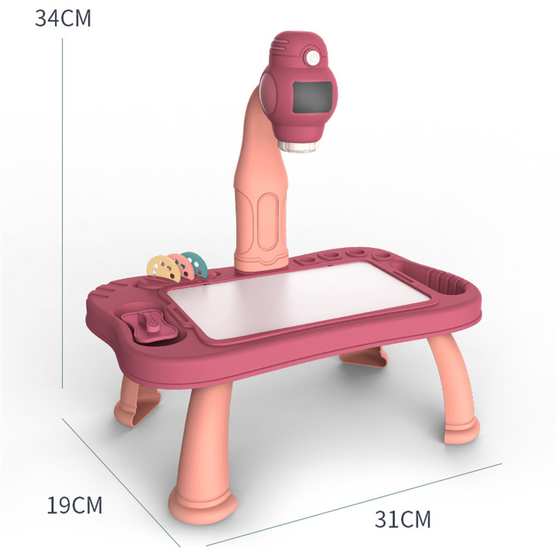 스마트 프로젝터 어린이 페인팅 테이블 세트 프로젝터,  - Kids Toys Drawing 리뷰 및 가격