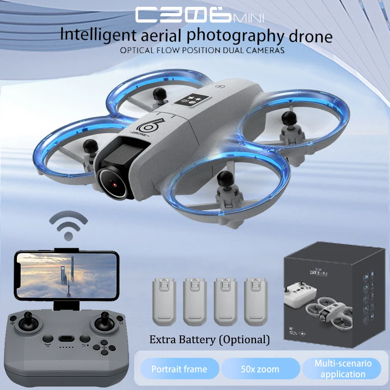 CZ06 미니 RC 쿼드콥터 드론 - 480P HD 듀 - Kids Toys Drone 리뷰 및 가격