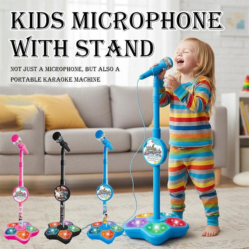 스탠드가 있는 일반 어린이용 마이크 소녀용 어린이 노래 - Kids Microphone Karaoke 리뷰 및 가격