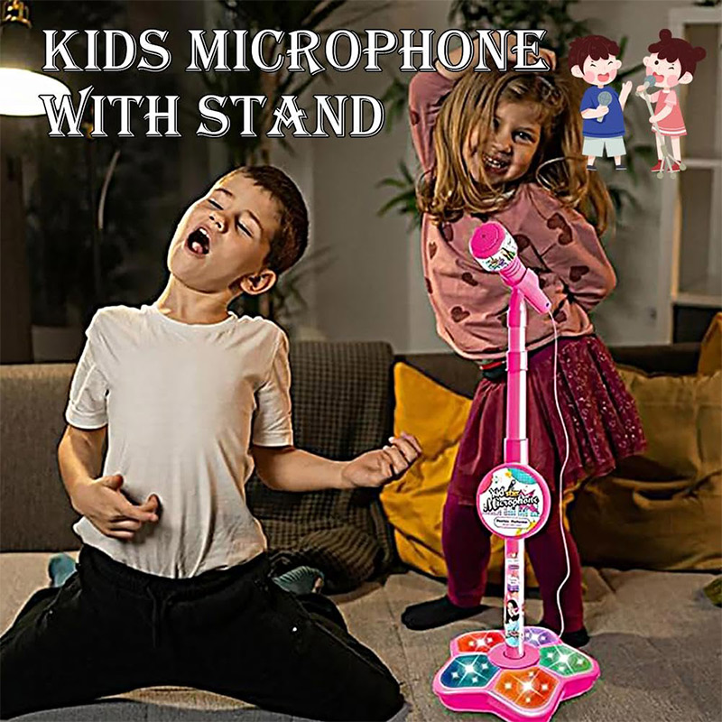 스탠드가 있는 일반 어린이용 마이크 소녀용 어린이 노래 - Kids Microphone Karaoke 리뷰 및 가격