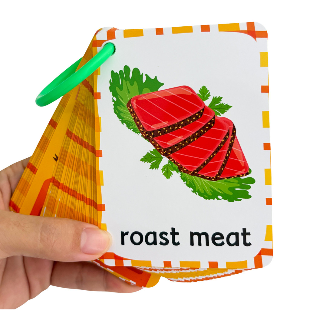 맛있는 음식 어휘 어린이를 위한 영어 플래시 카드 학교 - Educational Flash Card 리뷰 및 가격