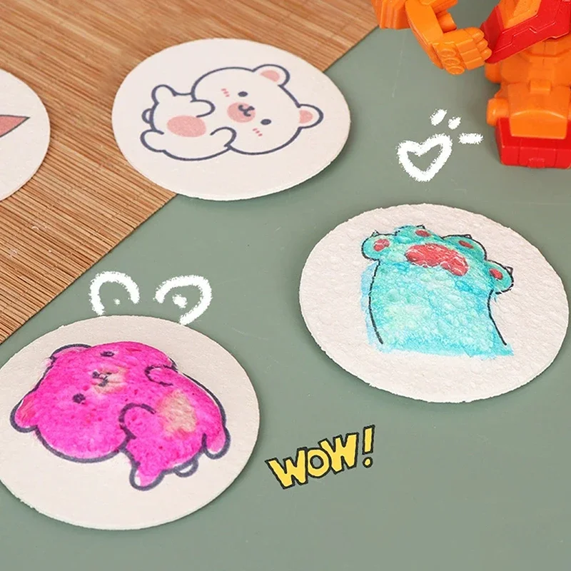 어린이를위한 3D 푹신한 거품 질감 그림 종이 DIY  - Kids Toys Drawing 리뷰 및 가격