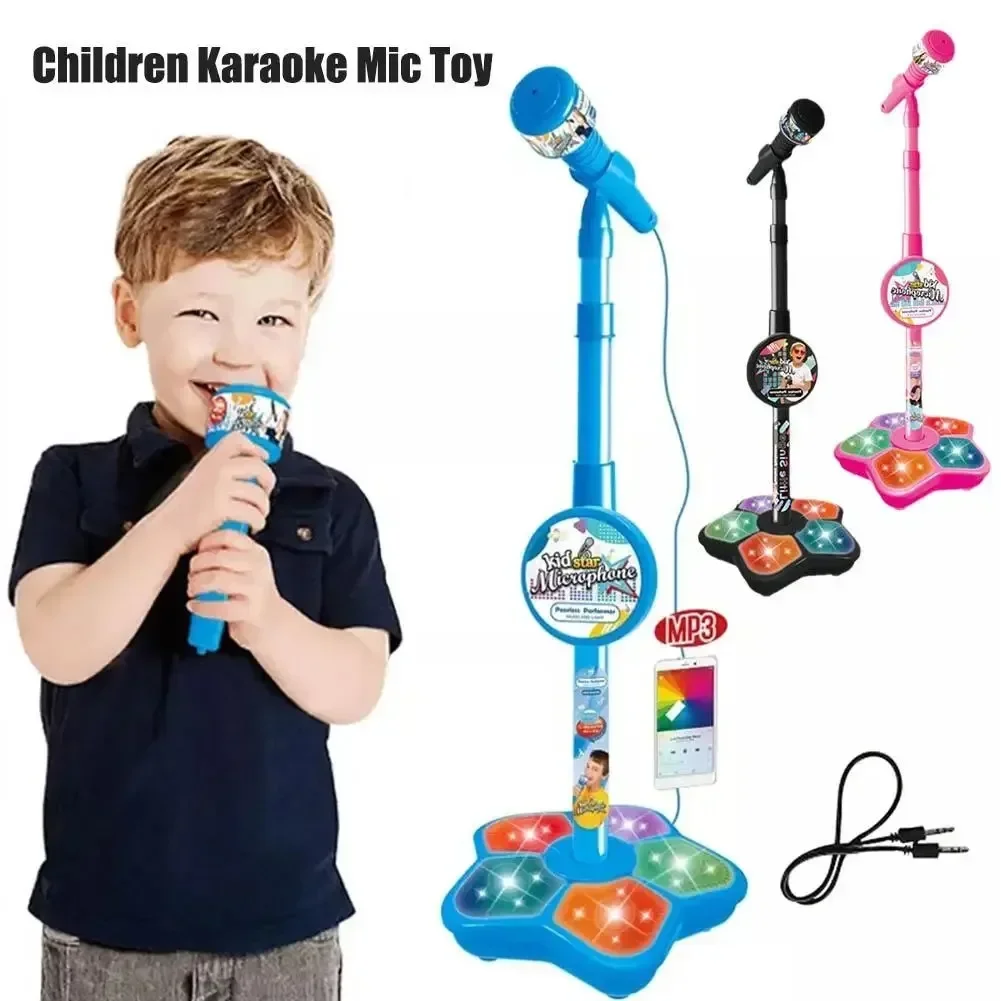 스탠드가있는 어린이 마이크 가라오케 노래 수직 마이크  - Kids Microphone Karaoke 리뷰 및 가격
