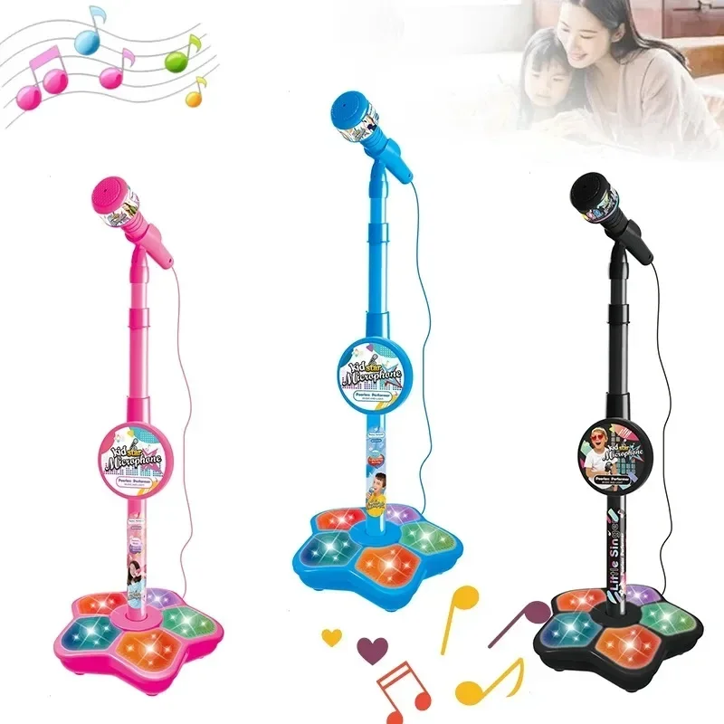 스탠드가있는 어린이 마이크 가라오케 노래 수직 마이크  - Kids Microphone Karaoke 리뷰 및 가격