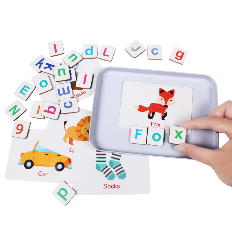 나무 퍼즐 플래시 카드 게임 편지 맞춤법 자기 조기 학 - Educational Flash Card 리뷰 및 가격