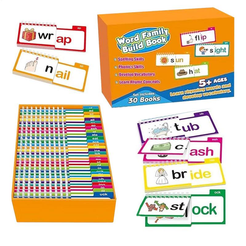 새로운 읽기 책 30권 읽고 악보조하기 책 단어 가족  - Educational Flash Card 리뷰 및 가격