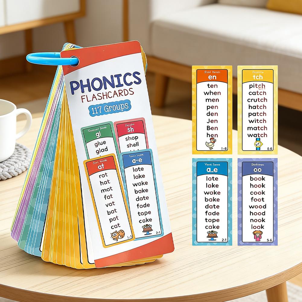 117 그룹 어린이를 위한 파닉스 플래시 카드 알파벳  - Educational Flash Card 리뷰 및 가격