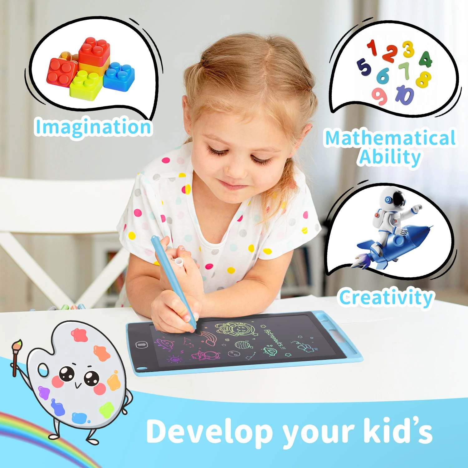 8.5 인치 LCD 쓰기 태블릿 드로잉 보드 낙서 스케 - Kids Toys Drawing 리뷰 및 가격