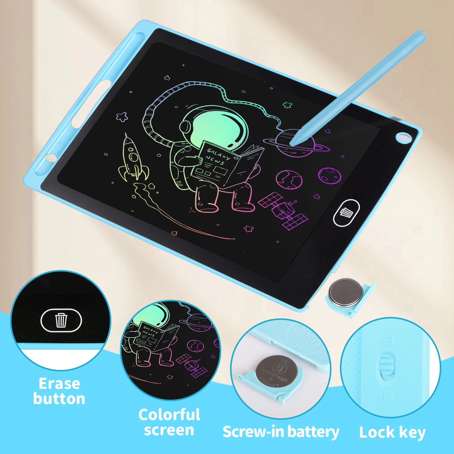 8.5 인치 LCD 쓰기 태블릿 드로잉 보드 낙서 스케 - Kids Toys Drawing 리뷰 및 가격