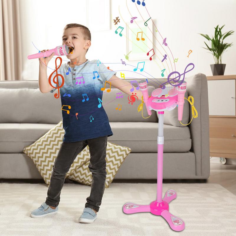 어린이 스탠딩 마이크 장난감, 노래방 기계 마이크 스탠 - Kids Microphone Karaoke 리뷰 및 가격