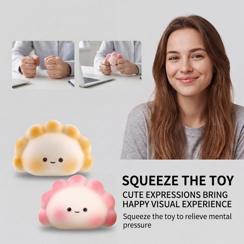 귀여운 감각 스트레스 해소 장난감, 어린이와 어른을 위 - Kids Toys Dumplings 리뷰 및 가격