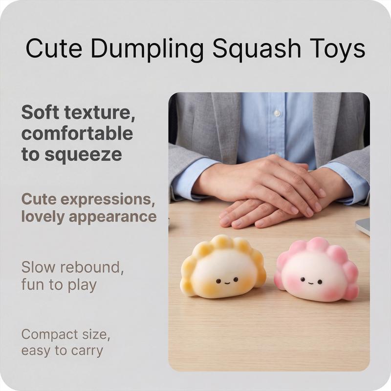 귀여운 감각 스트레스 해소 장난감, 어린이와 어른을 위 - Kids Toys Dumplings 리뷰 및 가격