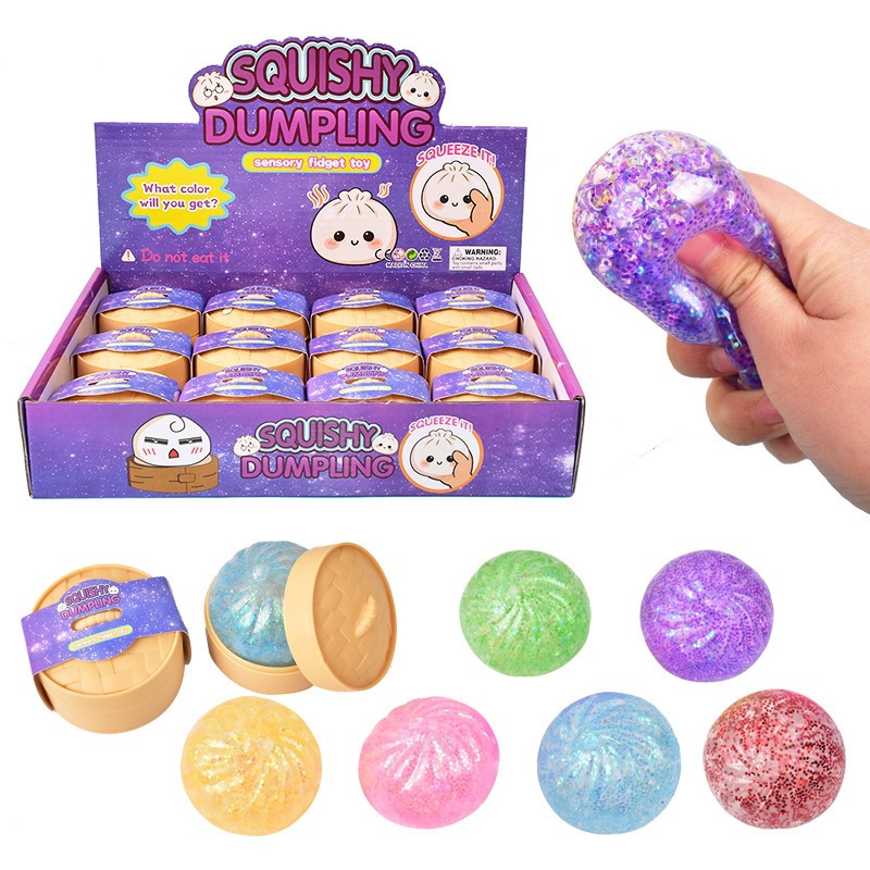미니 스퀴시 만두 모양 실감나는 빵 센서리 피젯 토이즈 - Kids Toys Dumplings 리뷰 및 가격