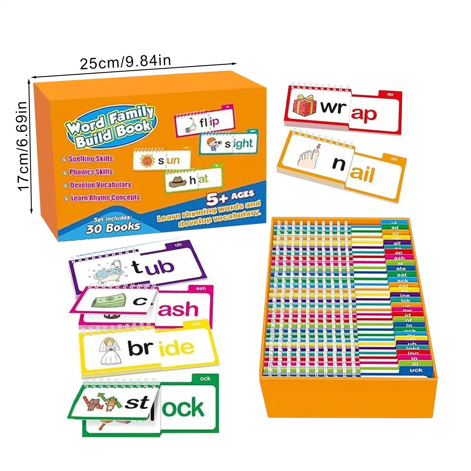 1세트 독서 플립북 읽기 및 낭송 플립북 단어군 플립북 - Educational Flash Card 리뷰 및 가격