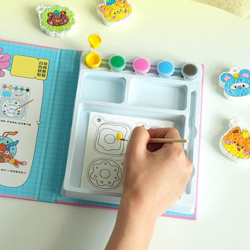 어린이용 폼 종이 공예, 3D 효과, 흡수성 페인팅 종 - Kids Toys Drawing 리뷰 및 가격