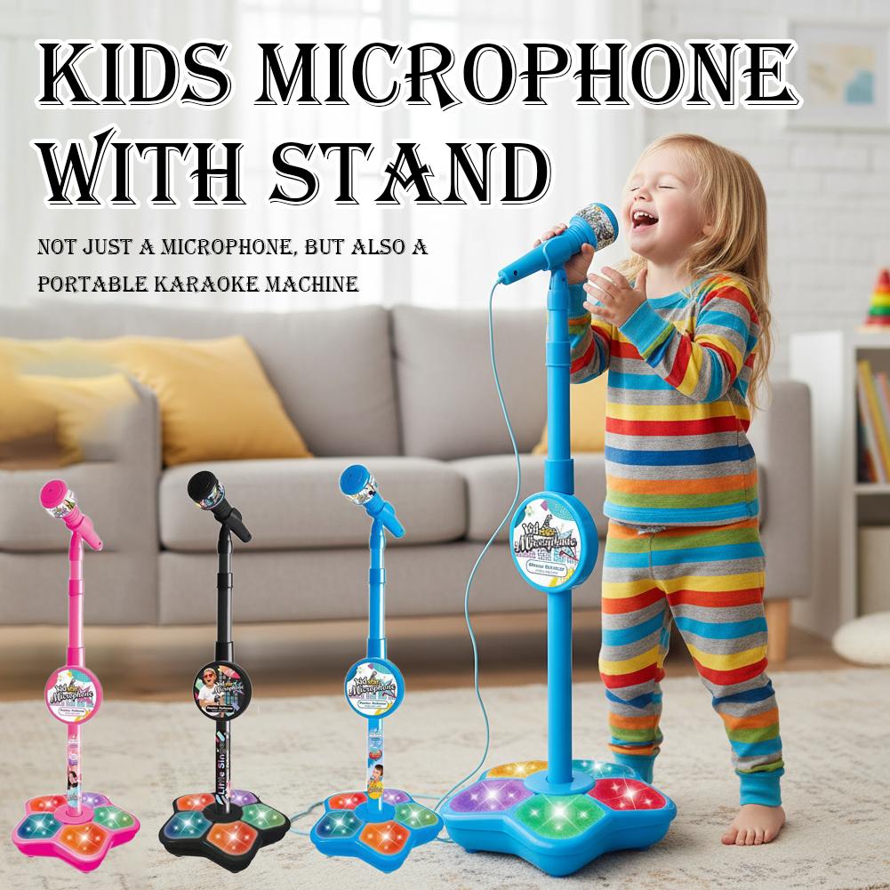 어린이용 마이크 스탠드 포함 노래방 노래 악기 장난감  - Kids Microphone Karaoke 리뷰 및 가격